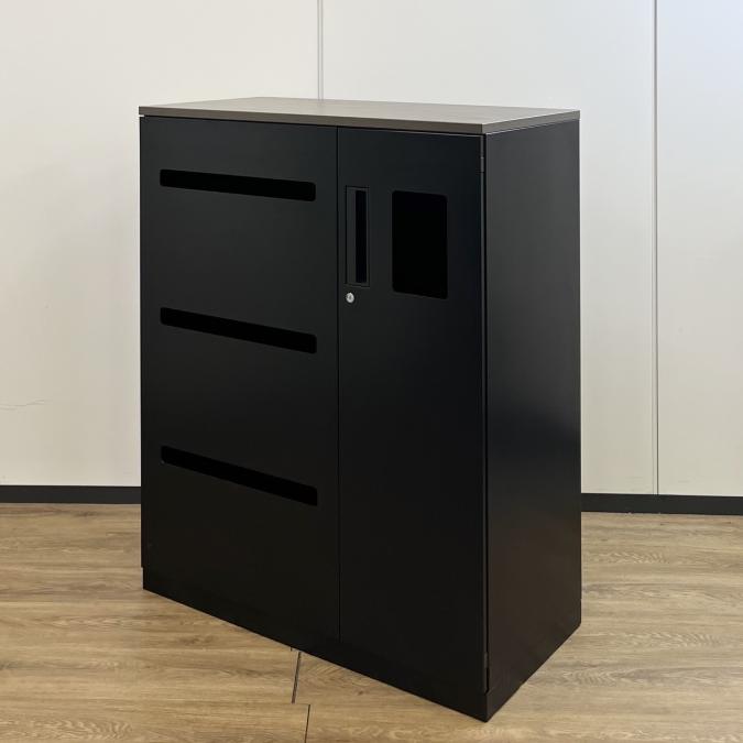 【2台限定】トラッシュボックス⇒つまりゴミ箱入荷！内側のゴミがついておりません！希少ブラックカラー！◆コクヨ製
                        エディア
                                    中古
            