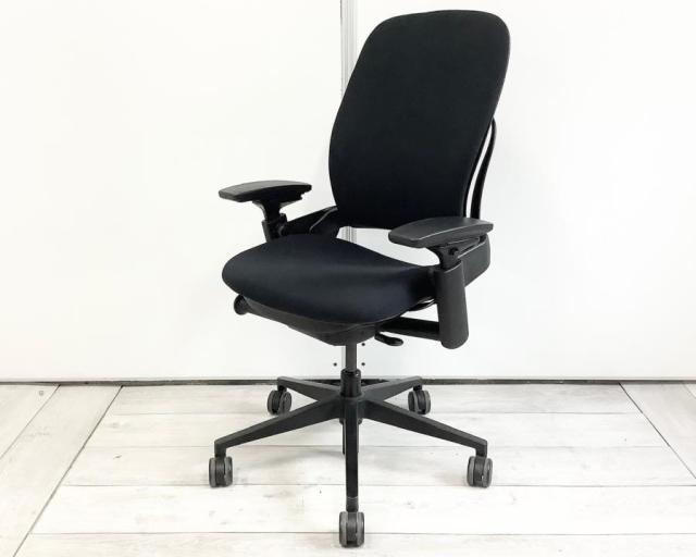 【中古】リープV2 Steelcase/スチールケース 肘付ハイバックチェア 415283