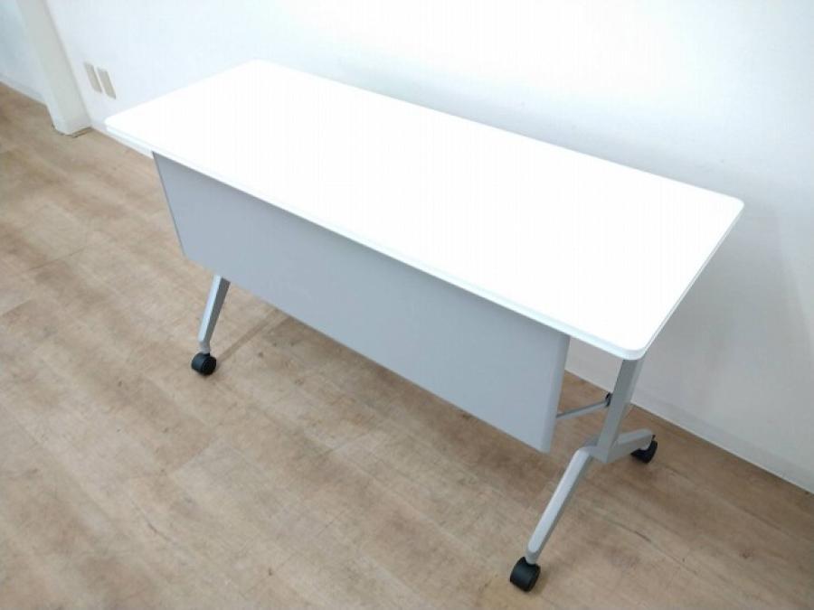 【定価約9万円】【横幅1200ｍｍのコンパクトサイズのサイドスタックテーブル】■コクヨ製　リーフライン　サイドスタックテーブル
                        リーフライン
                                    中古
            