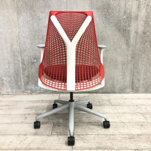 ハーマンミラー セイルチェア SAYL Chairs 固定肘 レッド ２-