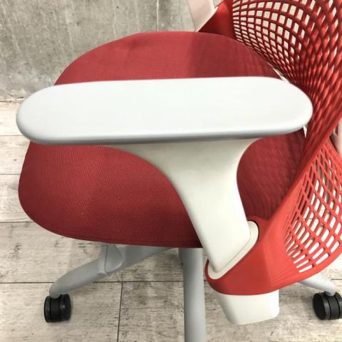 ハーマンミラー セイルチェア SAYL Chairs 固定肘 レッド ２-