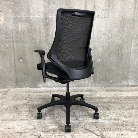 中古】エフメッシュ イトーキ/ITOKI 肘付ハイバックチェア 415702