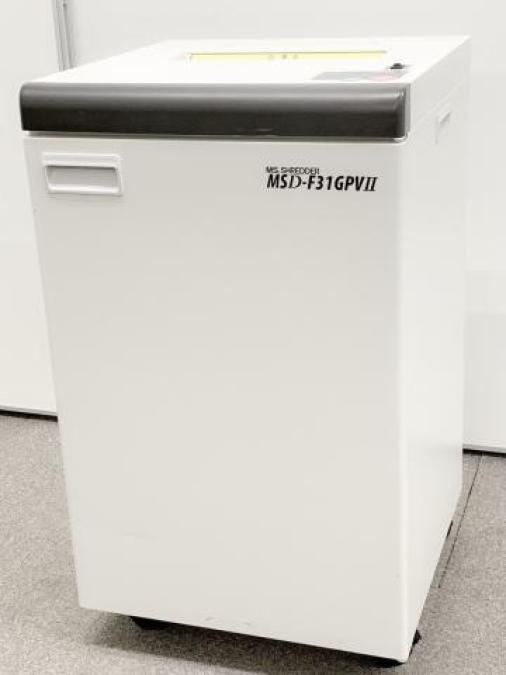 【最大裁断枚数28枚！】■明光商会　オフィスシュレッダー　MSD-F31GPVⅡ　スパイカット！
                        MSDシリーズ
                                    中古
            