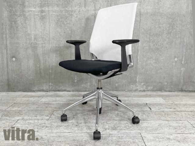 vitra/ヴィトラ□MEDA/メダ キャスターチェア□黒□アルベルト・メダ