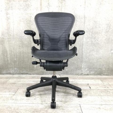 【中古】アーロンチェア（ポスチャー　フル装備） Herman Miller/ハーマンミラー 肘付ハイバックチェア 416565