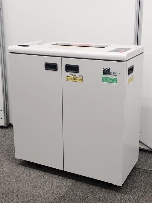 コンパクトサイズの業務シュレッダー　■ナカバヤシ/SX-206CR
                        スタンダードシュレッダー
                                    中古
            