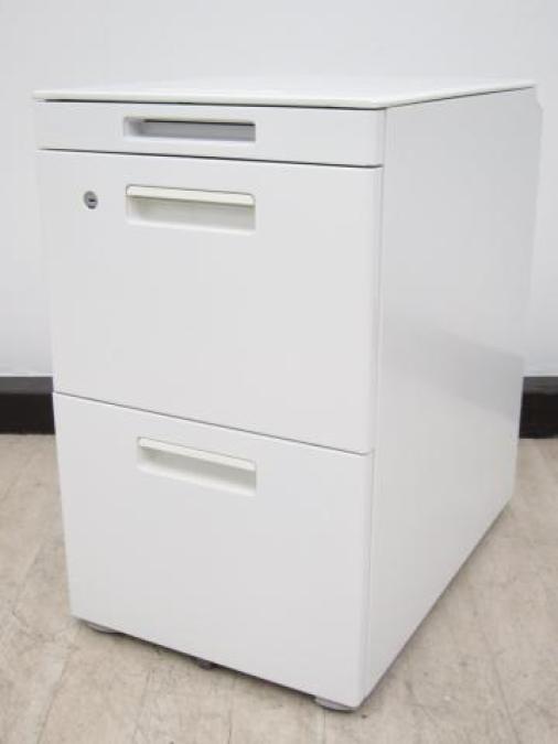 【在庫入替セール品】A4書類が2段で収納可能！【J1】■コクヨ/GTワゴン/ホワイト　
                        GTワゴン
                                    中古
            