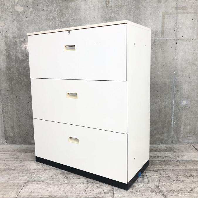 【下置き書庫といえば3段ラテラルタイプ！！】コクヨ　ビジネスウォールN　3段ラテラルタイプ　ニューグレー　引出　収納　
                        ビジネスウォールNタイプ
                                    中古
            