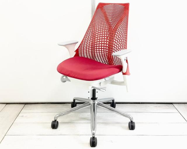 中古】セイルチェア Herman Miller/ハーマンミラー 肘付ハイバック