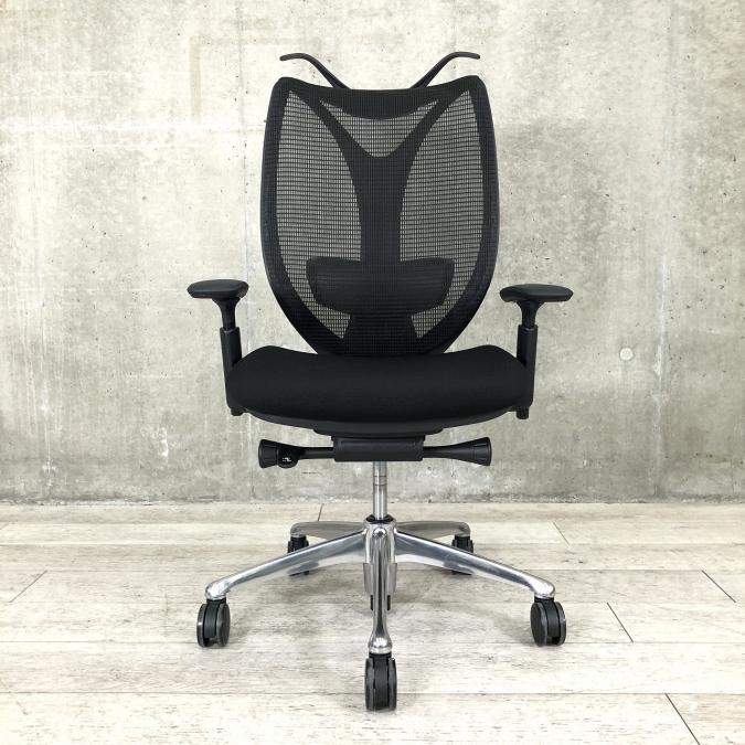【中古】 サブリナ オカムラ/okamura 肘付ハイバックチェア 中古】サブリナ オカムラ/okamura 肘付ハイバックチェア 417383