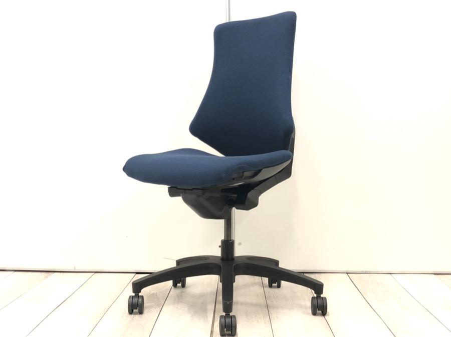 イトーキ/ITOKI   エフクロス KF-370JB 肘付ハイバックチェア 中古】エフクロス イトーキ/ITOKI 肘付ハイバックチェア 479308