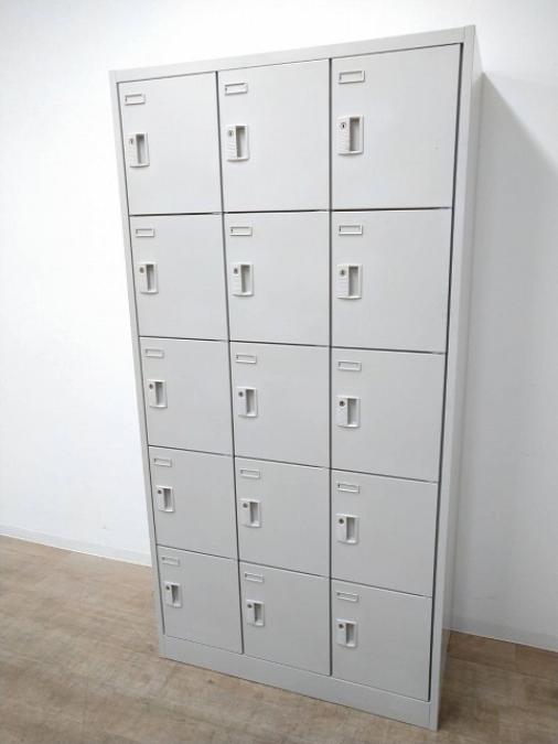 【定価約28万円】【１５人用ロッカーの入荷です】■オカムラ製　FZシリーズ　15人用ロッカー
                        FZタイプ
                                    中古
            