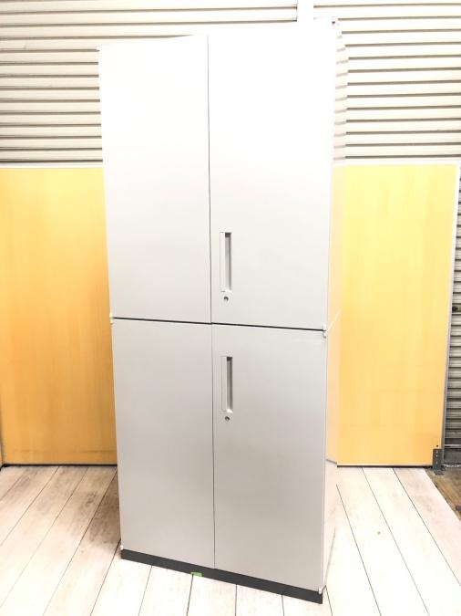 【収納力に優れた上下書庫入荷！！】中古　上下書庫　HS　両開き＋両開き　内田洋行　収納　ファイル　オフィス　ホワイト　W900　D450　H2150
                        HSシリーズ
                                    中古
            