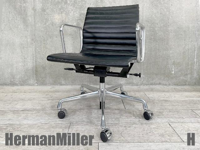 中古】イームズ アルミナム Herman Miller/ハーマンミラー 肘付ローバックチェア 417642 - 中古オフィス家具ならオフィスバスターズ