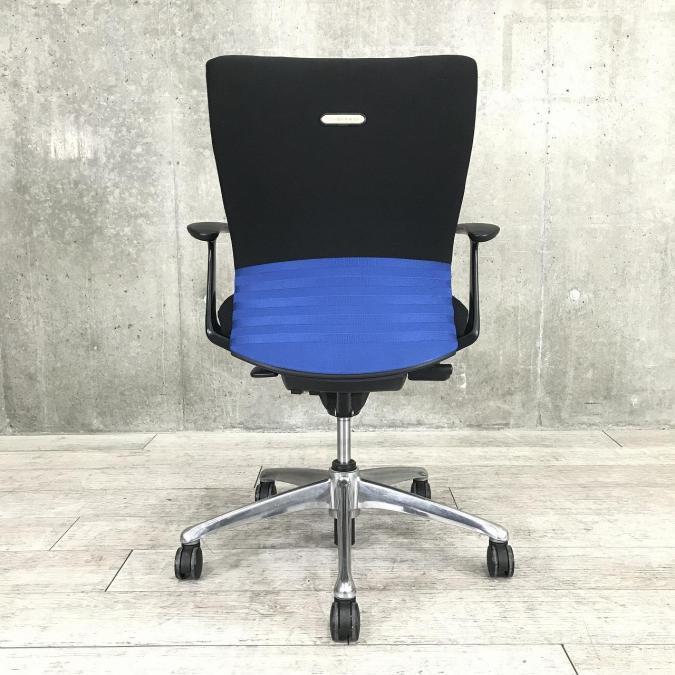 中古】フィーゴチェア オカムラ/okamura 肘付ミドルバックチェア