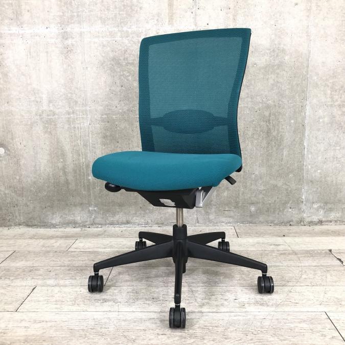 【ナチュラルに合う色合い！】　■コクヨ　フォスターエトス　グリーン　ハイバック　
                        フォスターエトスチェア
                                    中古
            