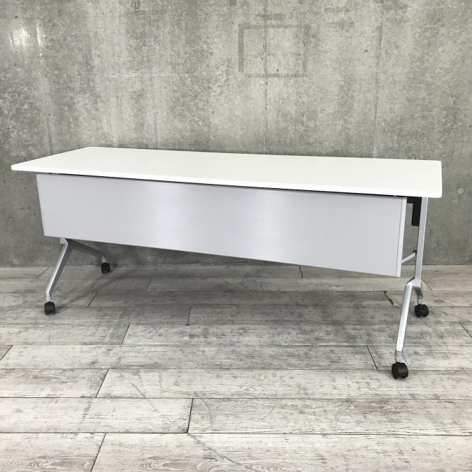 W1800 サイドスタックテーブル8台入荷！■コクヨ/ホワイト/リーフライン
                        リーフライン
                                    中古
            