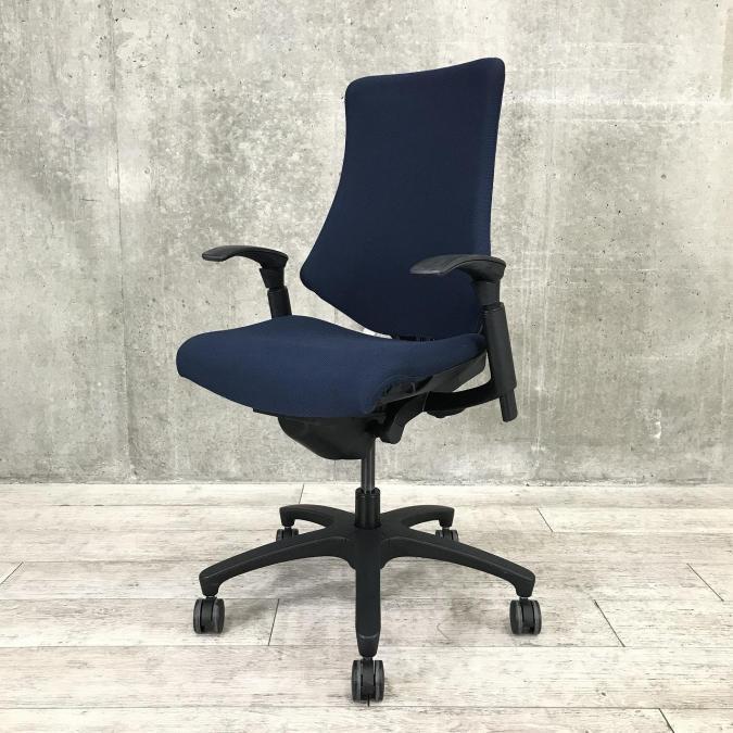 中古】エフクロス KF-330GS-T1B2 イトーキ/ITOKI 肘付ハイバックチェア