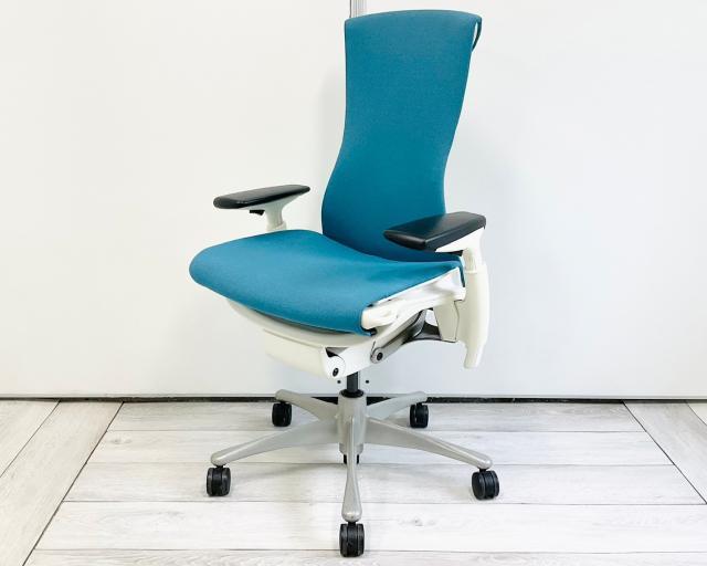 中古】エンボディチェア Herman Miller/ハーマンミラー 肘付ハイバック