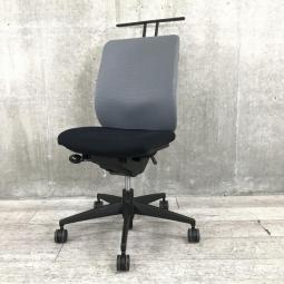 **※倉庫在庫※【8脚入荷！】コクヨ（KOKUYO）ベルガー　グレー　肘無し　コートハンガー付き