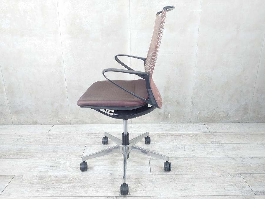 【中古】モード CA25BR 1177 オカムラ/okamura 肘付ミドルバックチェア 421917 - 中古オフィス家具ならオフィスバスターズ