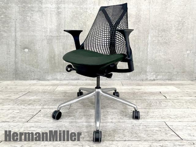 中古】セイルチェア Herman Miller/ハーマンミラー 肘付ハイバック