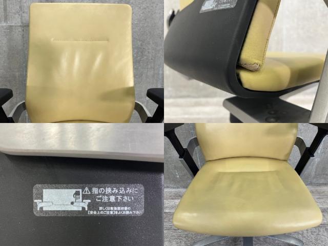 【中古】ONチェア Wilkhahn/ウィルクハーン 肘付ハイバックチェア 422373