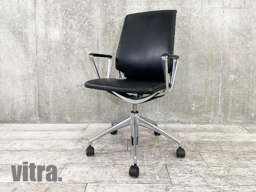 メダチェア vitra/ヴィトラ 肘付ハイバックチェア 中古】メダ2チェア 417402HK Made in EEC vitra/ヴィトラ 肘付