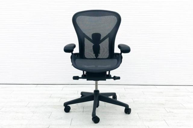 【中古】アーロンチェア Herman Miller/ハーマンミラー 肘付ハイバックチェア 423662