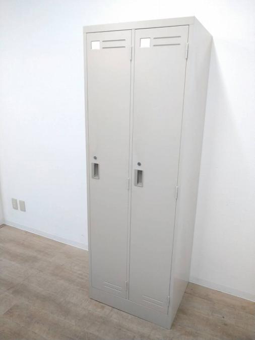 【定価約7万円】【オフィスに馴染むニューグレーカラー2人用ロッカーの入荷です】■コクヨ製　LK　2人用ロッカー
                        LKロッカー
                                    中古
            