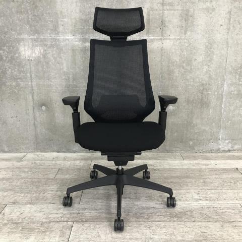 中古】デュオラ クッション CRSG3000E6N コクヨ/KOKUYO 肘付ハイバック