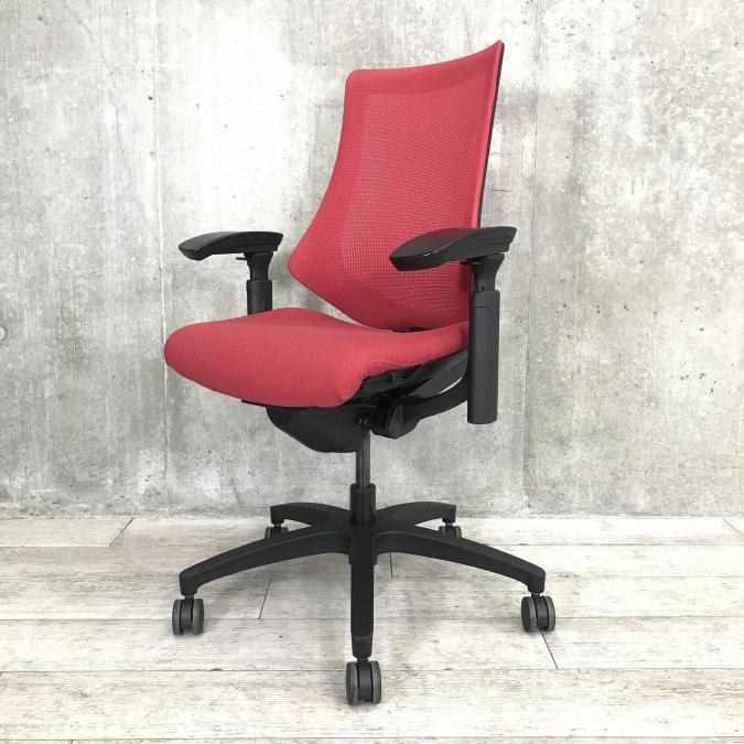 【在庫入れ替えセール！！！】【姿勢の変化にフレキシブルに対応！】■イトーキ製　エフチェア　■可動肘付　ハイバックタイプ　■色：ラズベリーレッド×ブラック【弊社使用欄：A00914562】
                        エフメッシュ
                                    中古
            