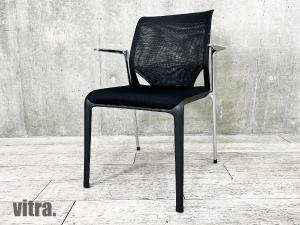 vitra/ヴィトラ MEDA Slim/メダスリム アーム付きスタッキングチェア メッシュ hhstyle