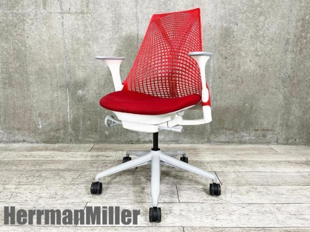 【中古】セイル 前傾機能無 Herman Miller/ハーマンミラー 肘付ハイバックチェア 426448