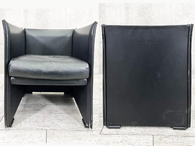 cassina/カッシーナ□ウィスキー シングルソファ□本革□マリオ