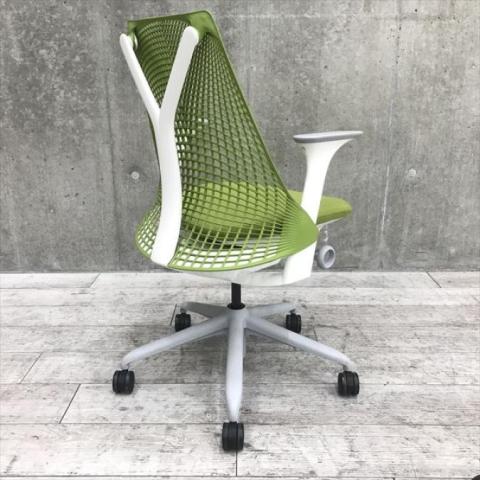 【中古】セイル 前傾機能無 Herman Miller/ハーマンミラー 肘付ハイバックチェア 427542