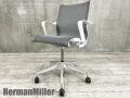 HermanMiller/ ハーマンミラー　Setu / セトゥ チェア　ライトグレー系　アーム付き　新品定価11万