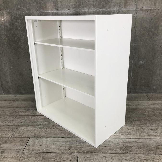 【中身が人目でわかるオープン書庫です！】オカムラ製　ホワイト【天板・ベース無し】
                        レクトライン
                                    中古
            