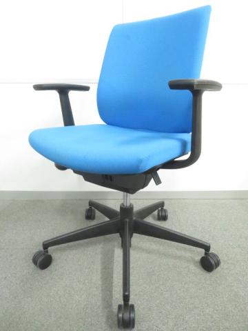 中古】ウィザードチェア コクヨ/KOKUYO 肘付ローバックチェア 428051 