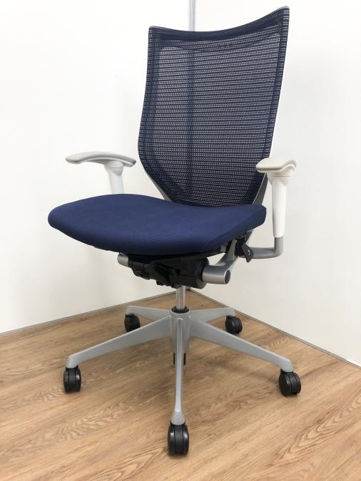 中古】バロンチェア オカムラ/okamura 肘付ハイバックチェア