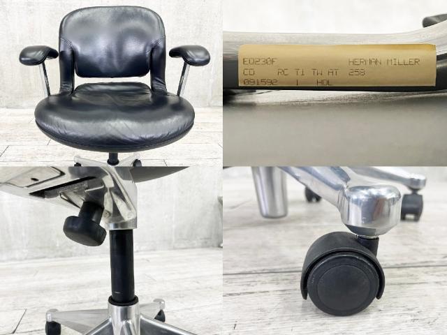 【中古】 Herman Miller/ハーマンミラー 肘付ローバックチェア 428364