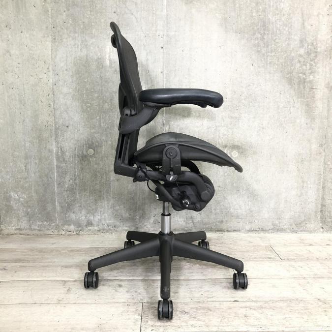 [送料込み]ハーマンミラーアーロンチェア(肘付ハイバックチェア) 中古】アーロンチェア Herman Miller/ハーマンミラー 肘付
