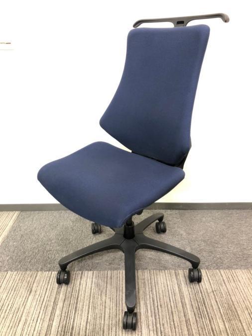 中古】エフクロス イトーキ/ITOKI 肘無ハイバックチェア 428957