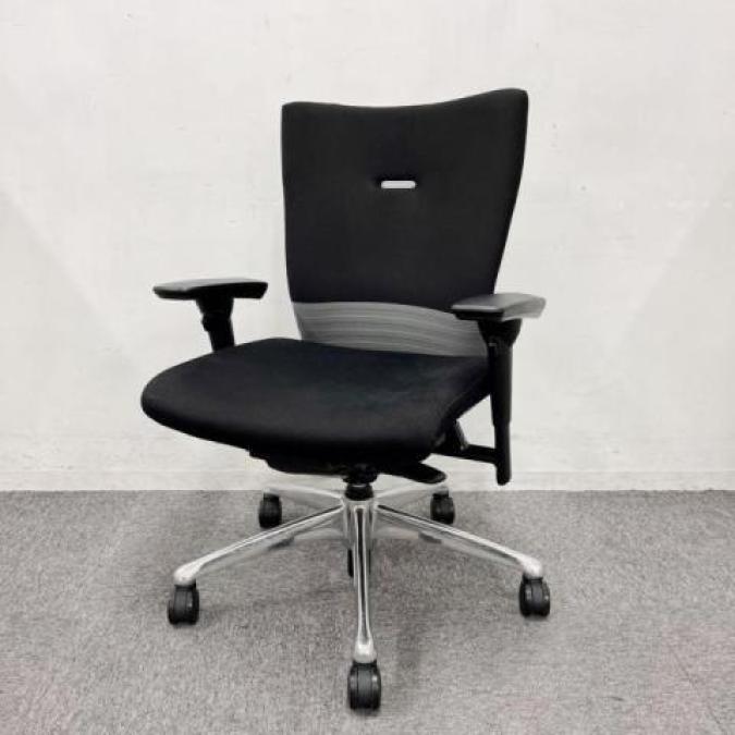 OKAMURA★オカムラ★肘付き　ミドルバックチェア★フィーゴ★ 中古】フィーゴチェア オカムラ/okamura 肘付ミドルバックチェア