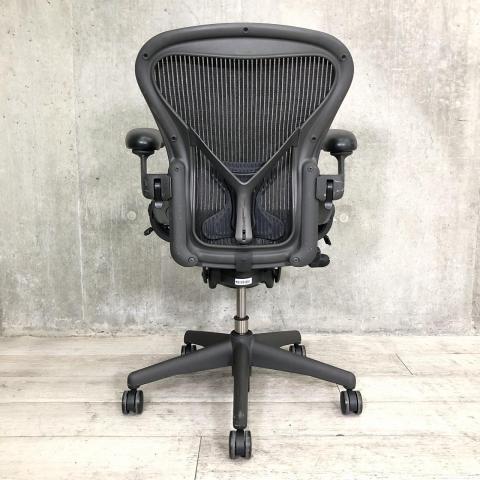 中古】アーロンチェア Herman Miller/ハーマンミラー 肘付ハイバック