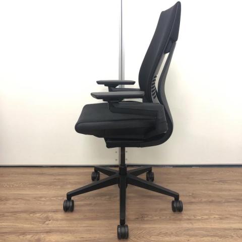 中古】ジェスチャー 442A40 Steelcase/スチールケース 肘付ハイバック