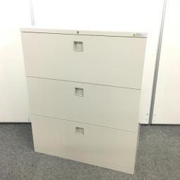 オカムラ製　レクトライン　ニューグレー　おすすめ　収納　三段ラテラル　入荷！！　【在庫入替品】