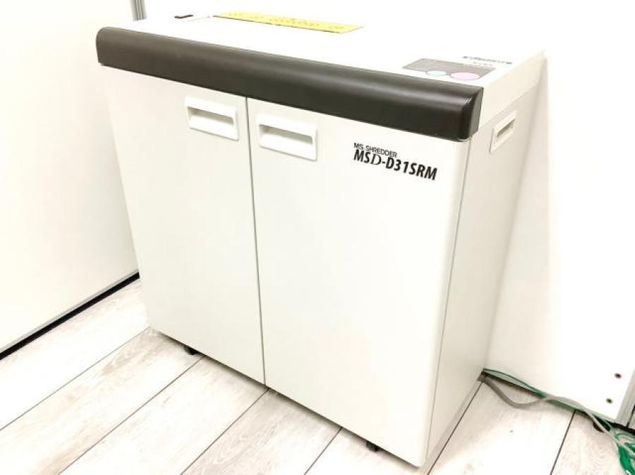 【明光商会のシュレッダー！】デスク横にも置けてかなり便利です！　■明光商会/MSD-D31SRM
                        MSDシリーズ
                                    中古
            