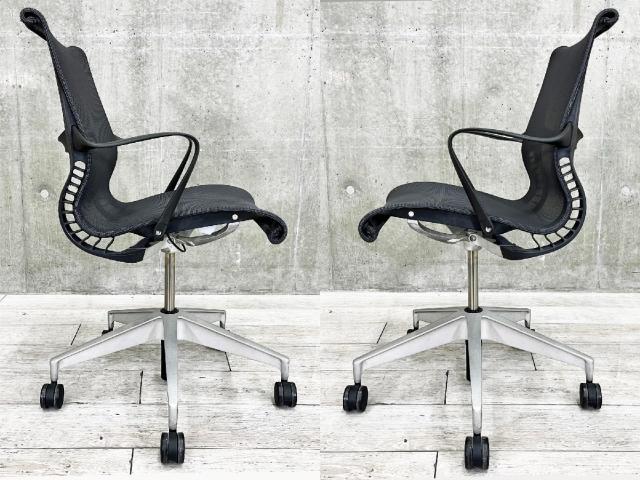 【中古】セトゥーチェア Herman Miller/ハーマンミラー 肘付ローバックチェア 431184