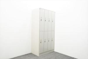 【人気シリーズが70台ロット入荷！】【中部地方在庫】【T1】イトーキ　８人用ロッカー H1790 　WE色　新大阪店